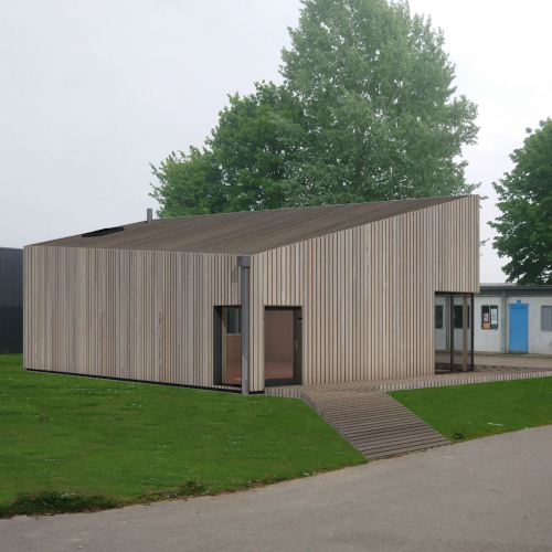 Référence ECOBATingénierie: maison des lyceens à Beaucamps Ligny